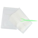 80 Pairs White Olive Shape Invisible Double Eyelid Eye Tape Stickers Makeup