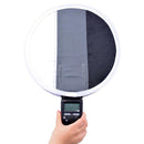 30cm Round Softbox White-balance Diffuser w/ Gray Black White Card for Flash