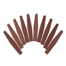 New 10pcs Diamond Brown Corundum Nail Art Tools Nail File Nail Sand Grind