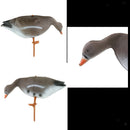 2x Foaming Goose Hunting Decoy Scarer Full-Body Goose Yard Lawn Outdoor Ornament