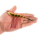 Plastic 25g Wood Shrimp Squid Hook Fishing Lure Hard Baits for Outdoor Tool