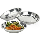 Kichen Camping Stainless Steel Tableware Dinner Plate 1 Food Container Tool A1B8