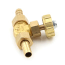 1PC 8mm ID Hose Barb Brass Needle Valve for Gas Max Pressure 0.8 Mpa  3c