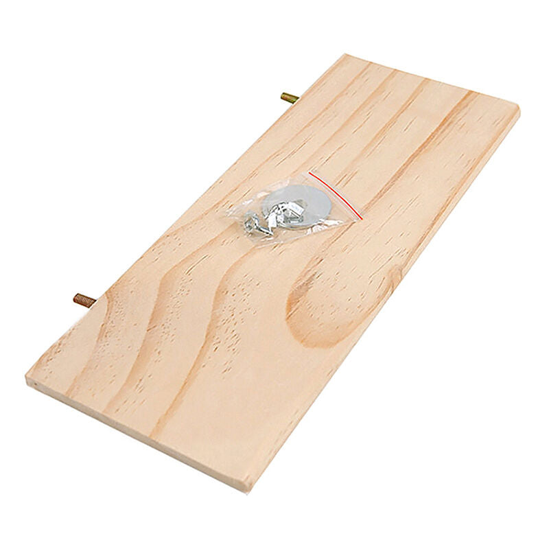 Parrot Pet Bird Wooden Hanging Stand Perch Platform Toys Cockatiel Kit 13x28cm