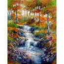 Scenery 5D DIY Full Round Drill Diamond Painting Cross Stitch Art (B863)
