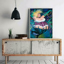 5D DIY Full Drill Diamond Painting Happy Women Cross Stitch Embroidery Kits A
