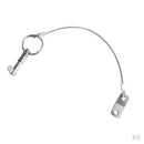4PCS Marine Boat Top Pin Quick Release Pin Stainless Steel & Lanyard Bimini