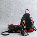 Retro Casual Fashion Tide Multi-Function Shoulder Three-Piece College Wind