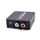 Digital Optical Coax to Analog R/L RCA Audio Decoder with USB Power Cable