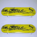 2pc Transparent Skateboard Mounted Display Bracket