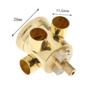 Golden Rotating Piston Repairing for Tenor French Horn Intruments DIY Accs
