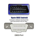 Vgate ELM327 Bluetooth OBD2 V2.1 Scanner ,Car Auto Diagnostic Adapter Scan A5E2