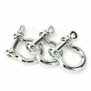 5pcs Paracord Bracelet Buckle set Shackle Rope Stainless Steel P3R3 A9R1 Z8R8
