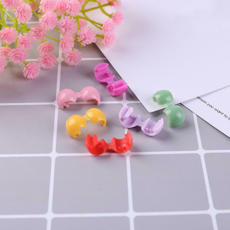 50pcs Korean Kids Girls Mini Side Bangs Hair Claws Jaw Clip Pea Hairpins A