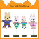 Baby Wooden Jigsaw Puzzle Dressing Game Rabbit Change Clothes Children Toys