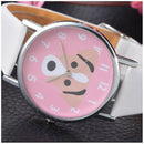 Cute Pet Dog Children Faux Leather Girl Watch Quartz Casual Womens Wristwat