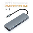 USB 3.0 Type-C Hub to HDMI Converter 4K Adapter Splitter For MacBook Pro Dock