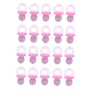 30pcs Clear Pink Pacifiers Charms -New Baby Shower Party Favor/ Home Decors