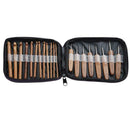 20Pcs Bamboo Crochet Hooks Knitting Weave Needles Set with Case