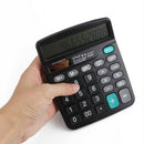 Solar Battery Powered Digital Calculator Desktop Office School Students Gifts