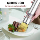 2 Pcs Set Electric Pepper Grinder or Salt Grinder Automatic Battery Operate