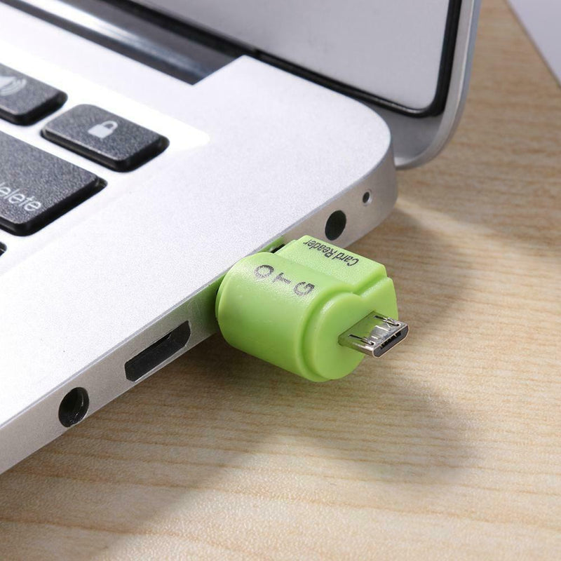 Dual Use 2 in 1 OTG Card Reader USB 2.0 Adapter SD Card TF Cardreader