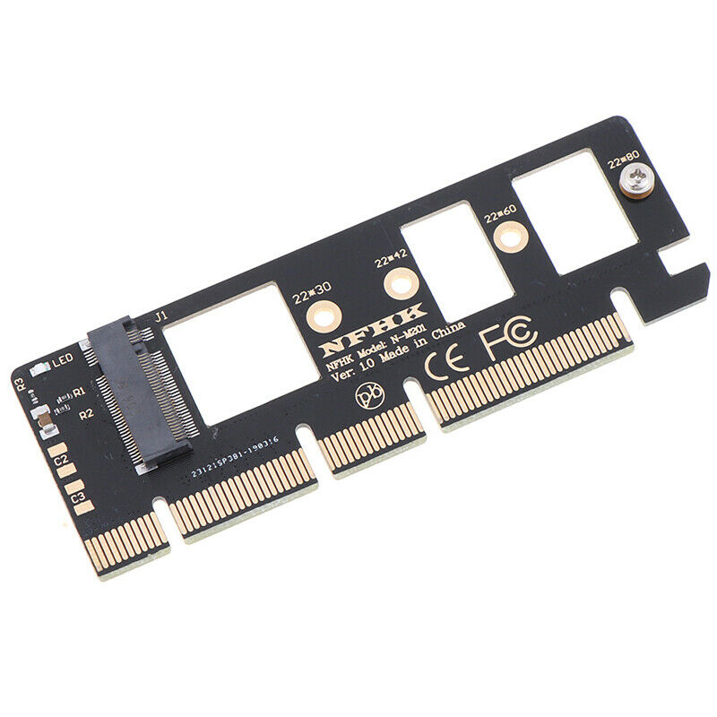 1*NVMe M.2 NGFF SSD to PCI-E PCI express 3.0 16x x4 adapters riser card conve TE