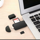 3 in 1 Type C+Micro USB+USB OTG Card Reader High-speed USB2.0 Memory Card Reader