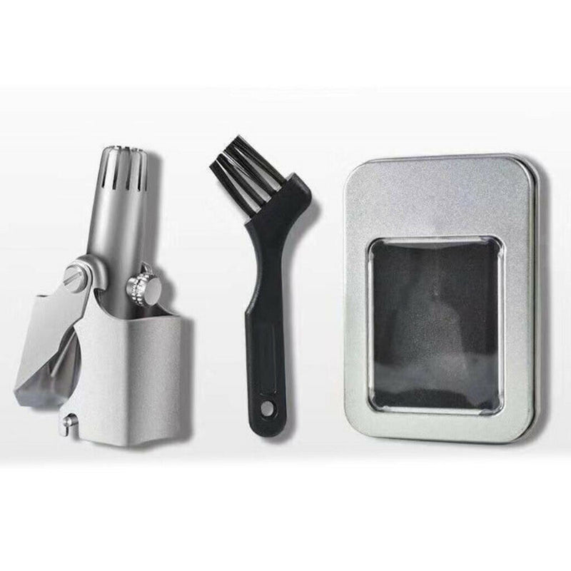 Professional Portable Manual Nose & Ear Hair Trimmer, Nose Hair Removal Clipper