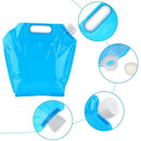 5LOutdoor Portable Camping Drinking Bottle Folding Water Bag Carrier Contai F3U3