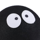1x Black Face Coal Briquettes Ball Car Antenna Pen Topper Aerial Ball Decor  FT