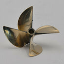 Copper Racing Boat 6717 4-Blade Propeller For 6.35mm 1/4" Prop Shaft Boat