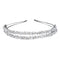 Bride Headband Tiara Bridal Crown Handmade Crystal Double Layer Wedding Hair  Tw
