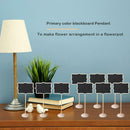 20pcs Mini Chalkboard Small Lace-shaped Blackboard with Stand Message Board