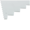 Three-sided PLASTIC decorating CAKE SCRAPER icing FONDANT BAKING jagged SAW U5N6