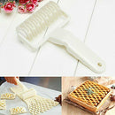 White Kitchen Bakery Cake Mass Craft Lattice Puff pastry Roller Cutter Q8I1