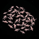 2 Sets 1/87 Scale Beach Crowd Action Figures HO Train Roadway Scene Building