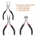 32Pcs Jewelry Making Supplies Repair Kit With Jewelry Pliers And Beading Wi G8K9