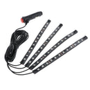 Blue 12 LED LED Rope 4 Strip Light Night Lighting Outdoor Indoor Background