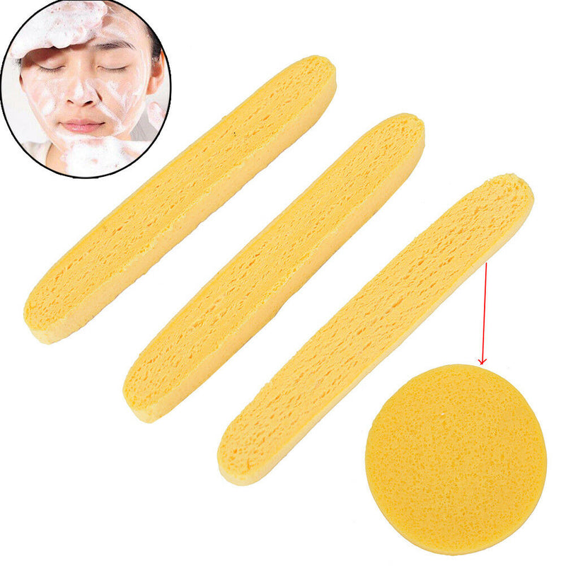 12pcs Compressed Facial Cleaning Wash Puff Sponge Stick Face Cleansing Pad so Kw