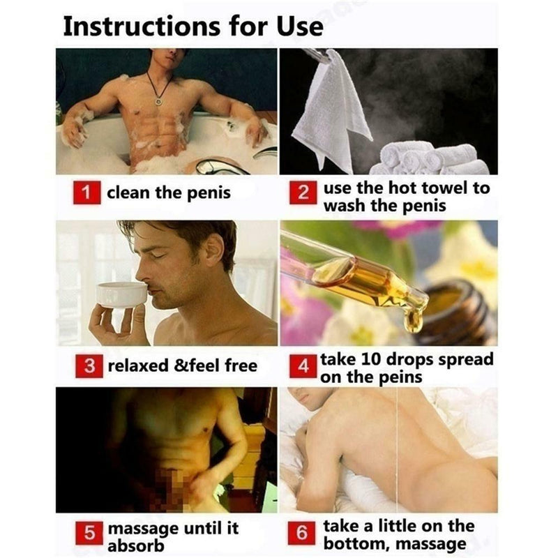 Men's Massage Essence Oil Enhancement Massage Long Time Care Massage