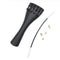 Violin Fiddle Tailpiece Hill Style +1x Tailgut Tailcord 4 Tuners