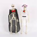 Halloween Poseable Human Jointed Skeleton Full Life Size Props Party Decoration