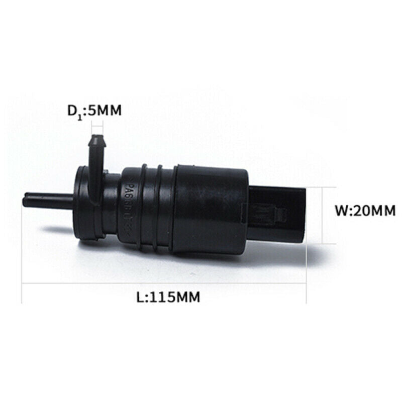 Water Jet Motor For Volkswagen Mercedes-Benz BMW ABS Black JYL