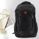 Casual Solid Color Material Oxford Man's Backpack Multi-functional Large-ca