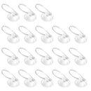 20 Pack Suction Cups with Pieces Adjustable Zip Ties for Aquarium Fish Tank S3W5