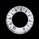 1 Set Of 4 Guitar Speed Control Knobs Volume Tone Knobs (Black / White)