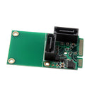 SATA 6G 2-Port Mini PCI Express Hard Drive Extension Card PCI-E To SATA3.0