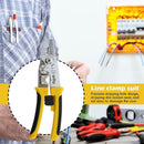 Multifunction Crimper Cable Cutter Plier Coaxial Cable Terminals Clamp Tool