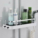 Bathroom Kitchen Corner Storage Rack Wall Makeup Organizer AU Shelf Shower B7E4